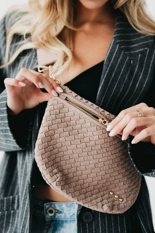 Westlyn Woven Bum Bag - Taupe