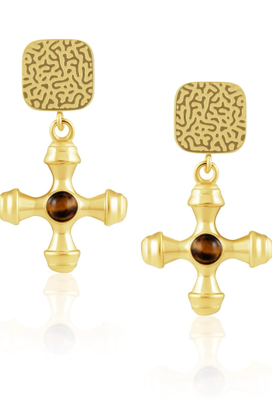 Ophelia Cross Earring