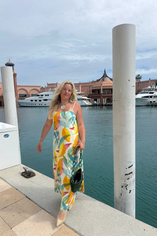 Island Palette Maxi Dress - Multi