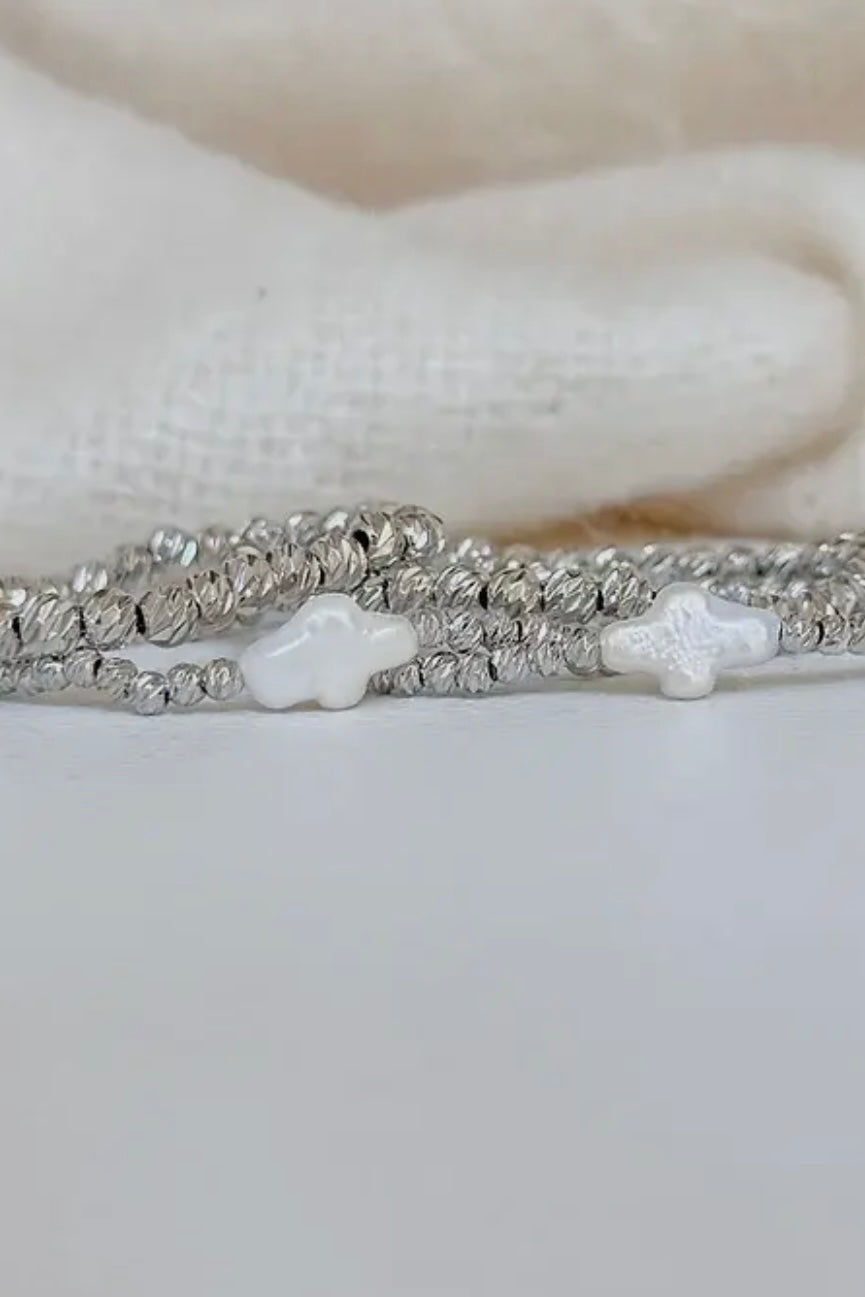 In Faith Cross Bracelet - Silver