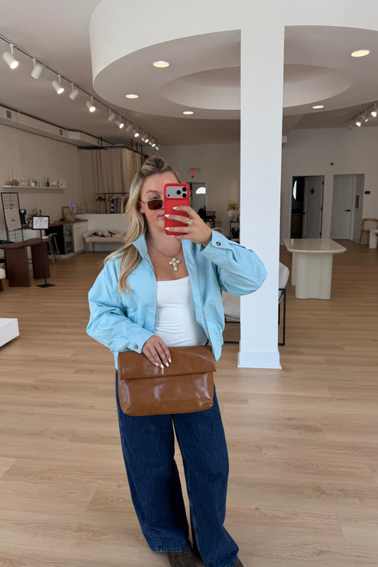 SoHo Clutch - Brown