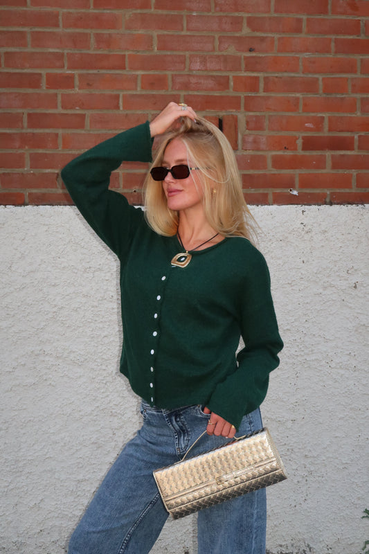 Woven Clutch in Gold