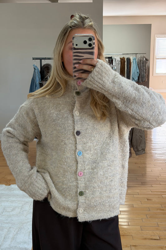 The Teddy Button Cardigan