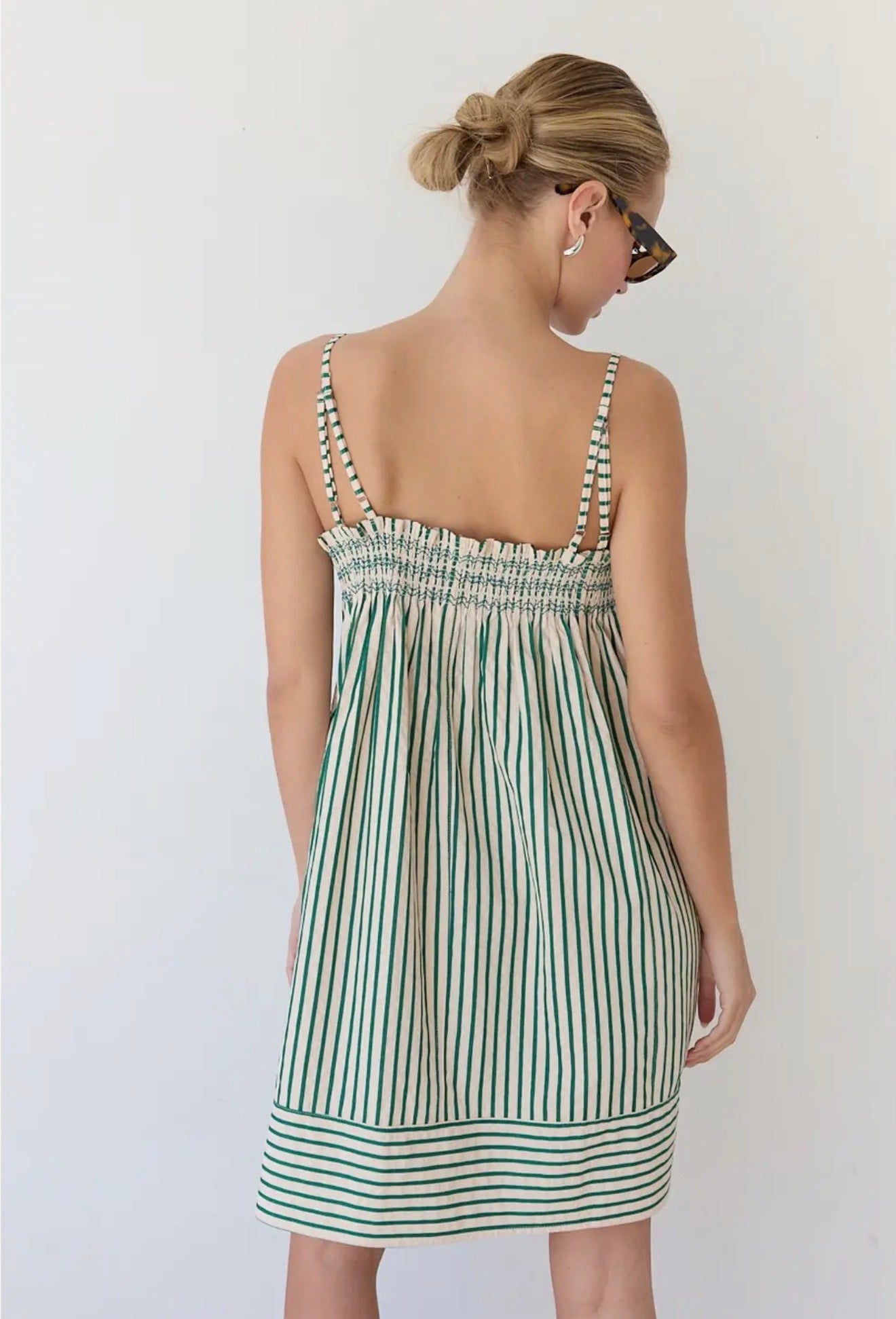 Thea Mini Dress - Green
