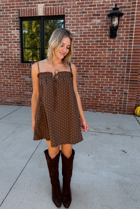 Polly Polka Dot Mini Dress