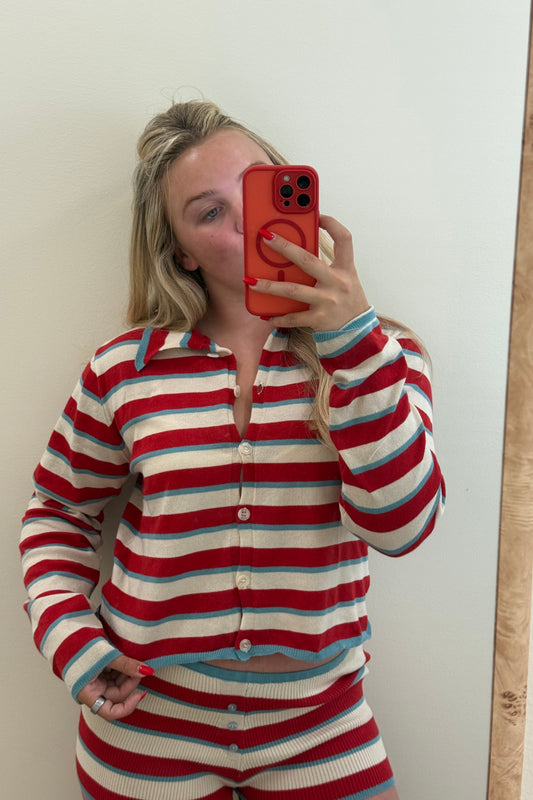 Poppy Striped Cardigan