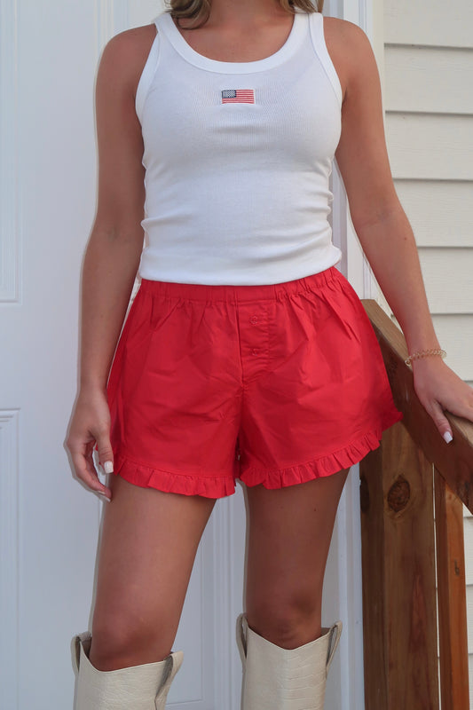 Firecracker Ruffle Short