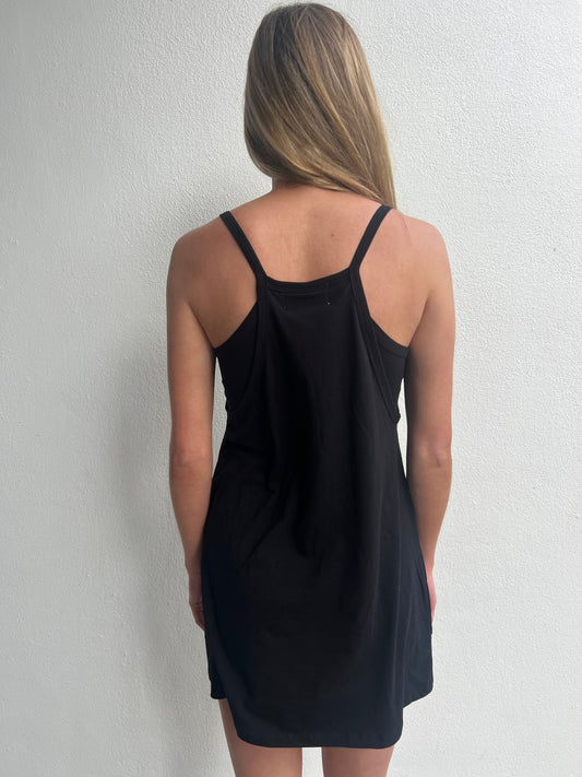 Jet Set Mini Dress- Black