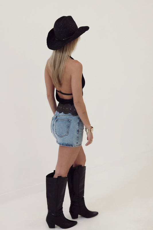 Lone Star Denim Skirt