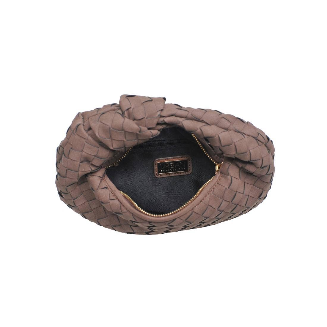 Mini Knot Bag: Brown Suede