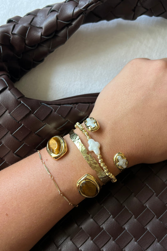 In Faith Cross Bracelet - Gold