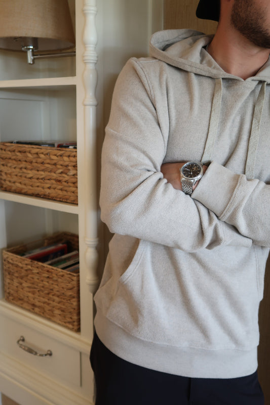 The Nash Hoodie In Tan