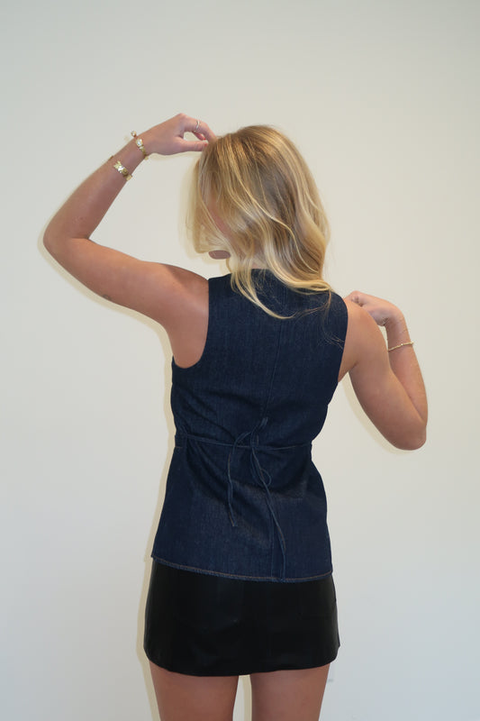 Rylan Denim Top