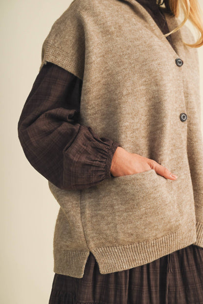 Lexington Hooded Knit Vest – Grain