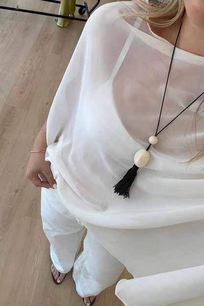 Ophelia Sheer Poncho