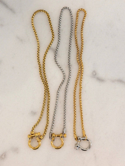 Mixed Locket Necklace