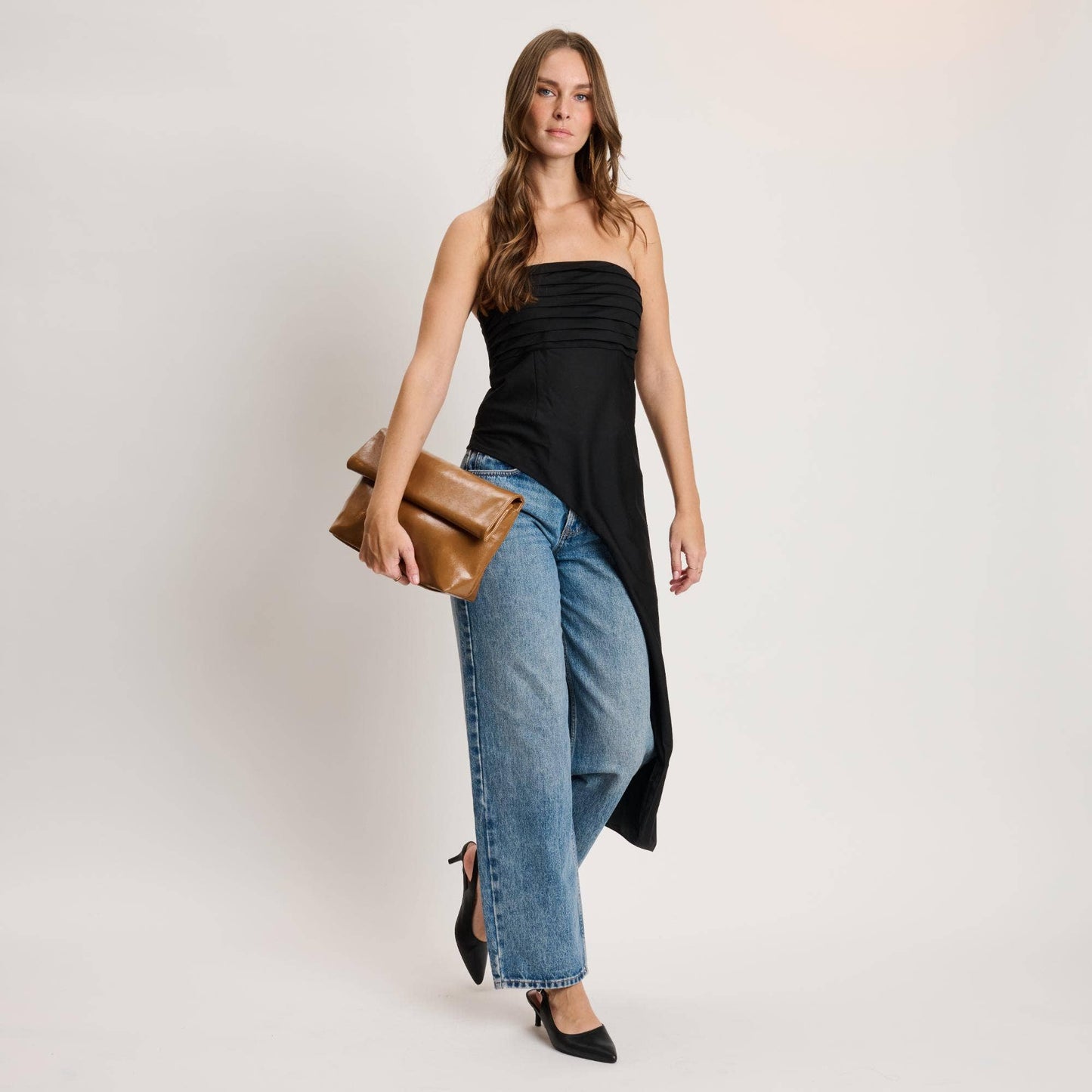 SoHo Clutch - Brown