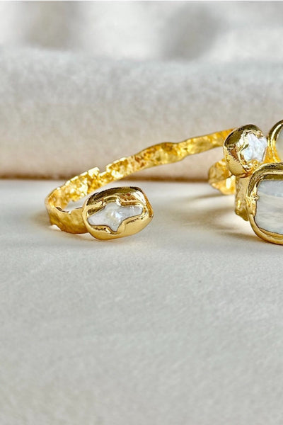 Misty Cross Cuff