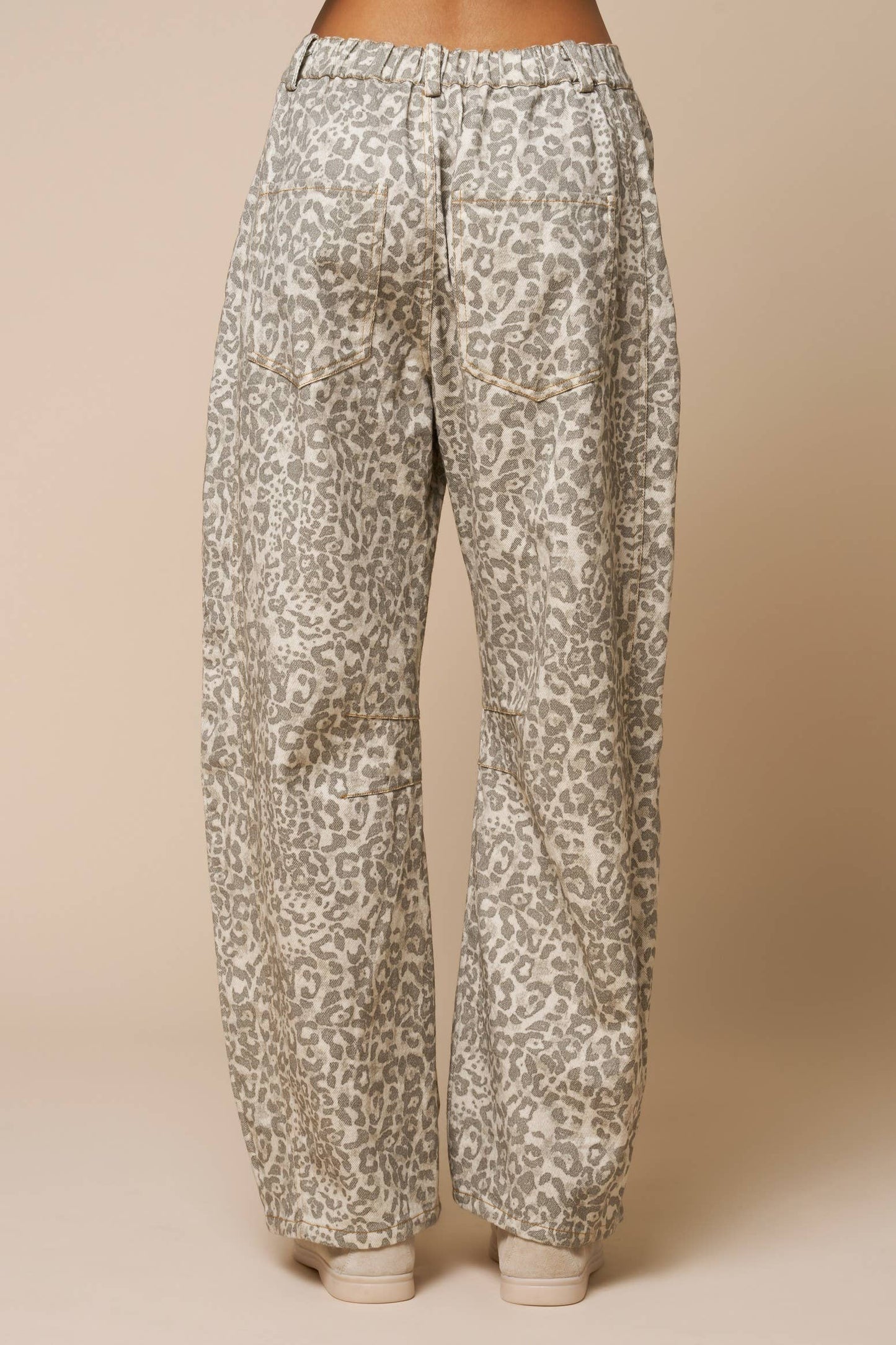 Belford Leopard Barrel Pant