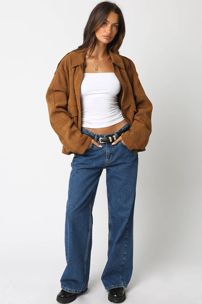 Montana Faux Suede Jacket