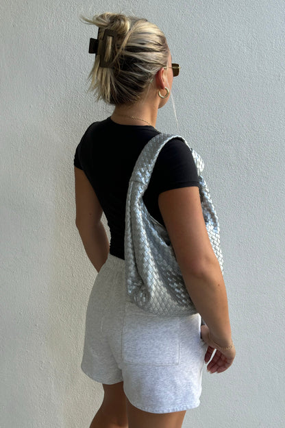 Metallic Knot Bag