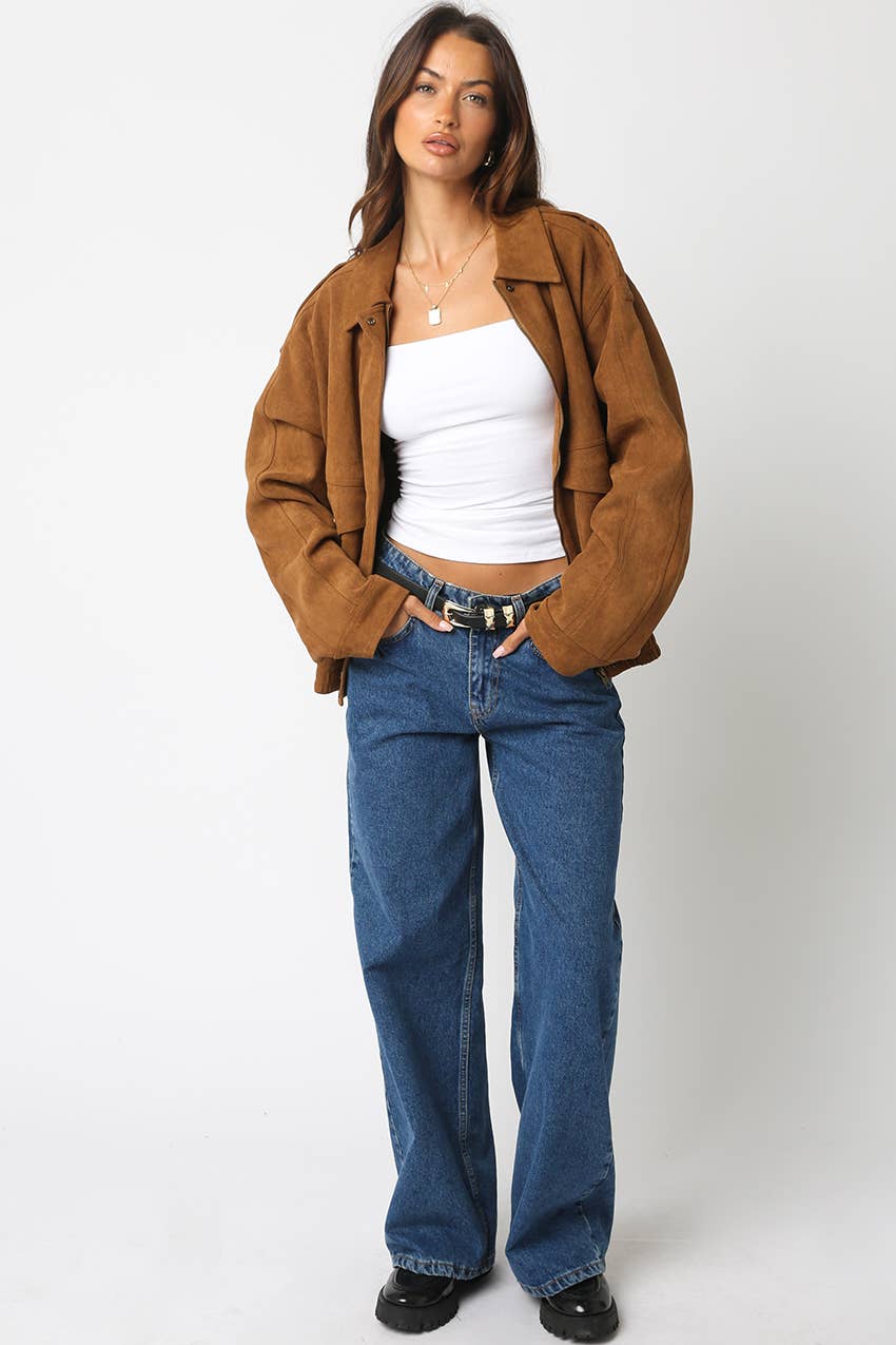 Montana Faux Suede Jacket