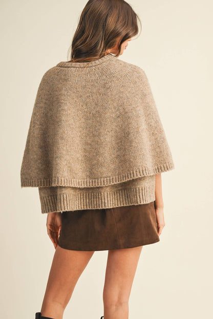 The Cape Cardigan in Taupe
