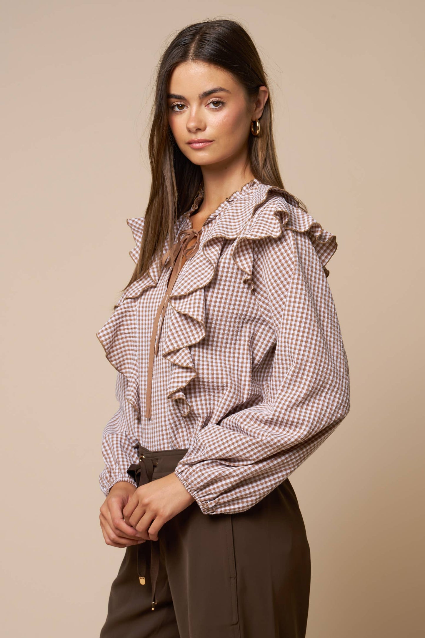 Maisie Gingham Blouse