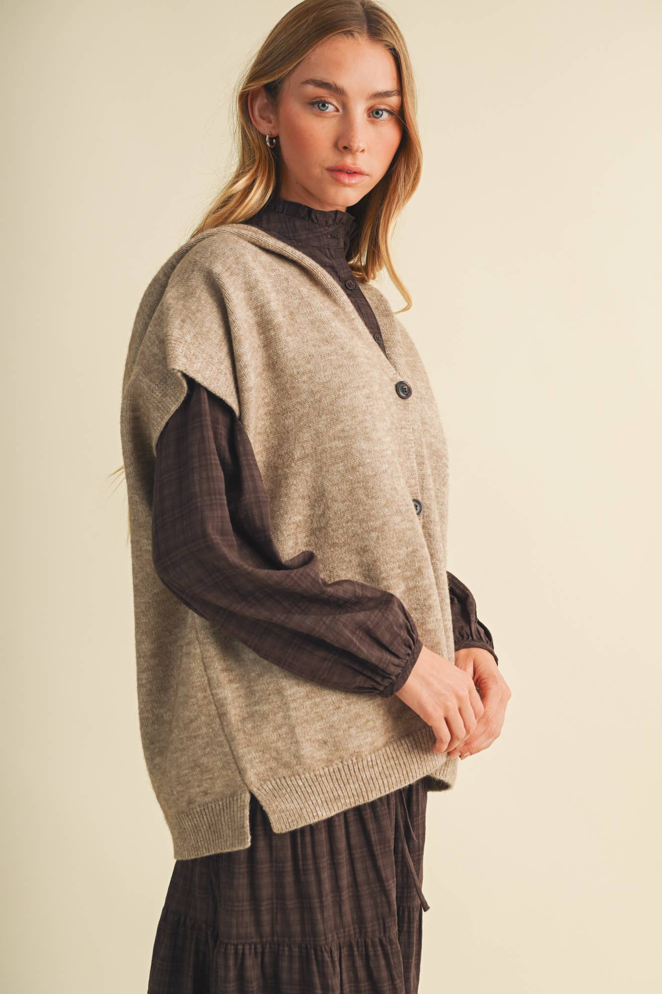 Lexington Hooded Knit Vest – Grain