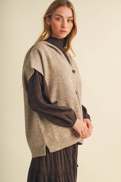 Lexington Hooded Knit Vest – Grain