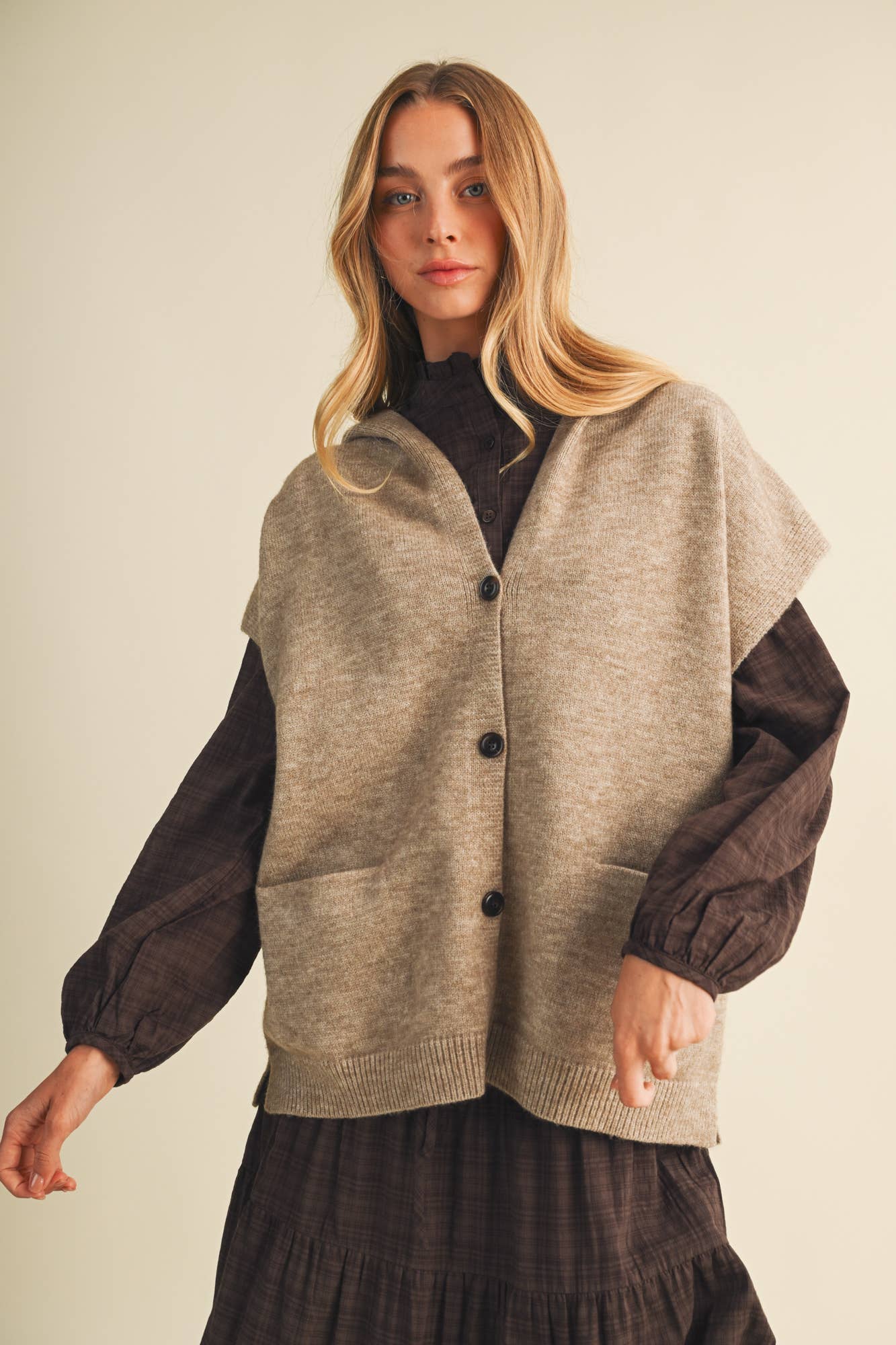Lexington Hooded Knit Vest – Grain