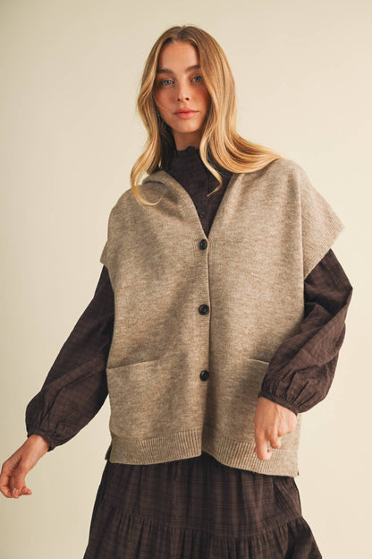 Lexington Hooded Knit Vest – Grain