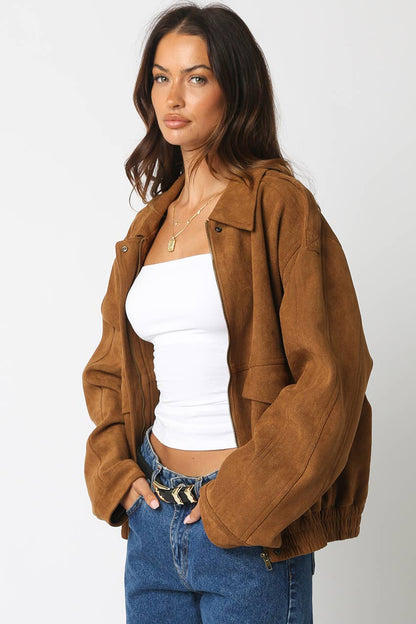 Montana Faux Suede Jacket