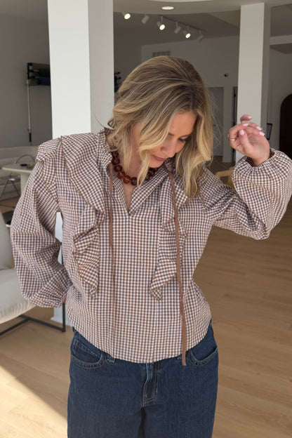 Maisie Gingham Blouse