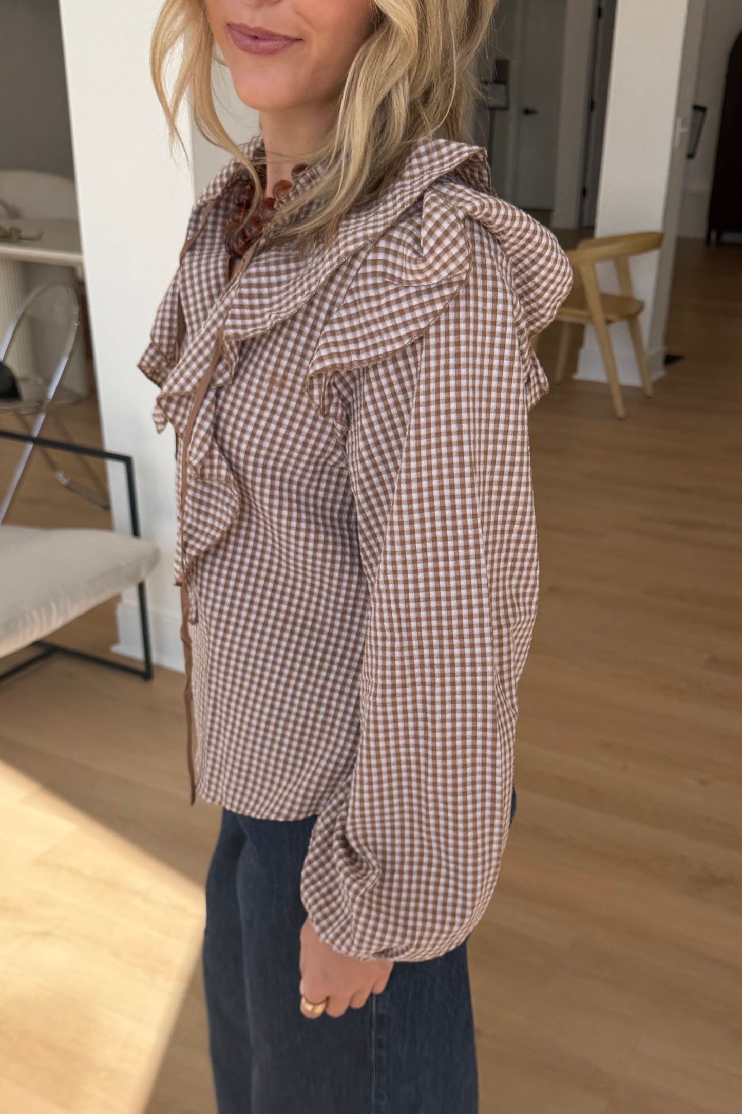 Maisie Gingham Blouse