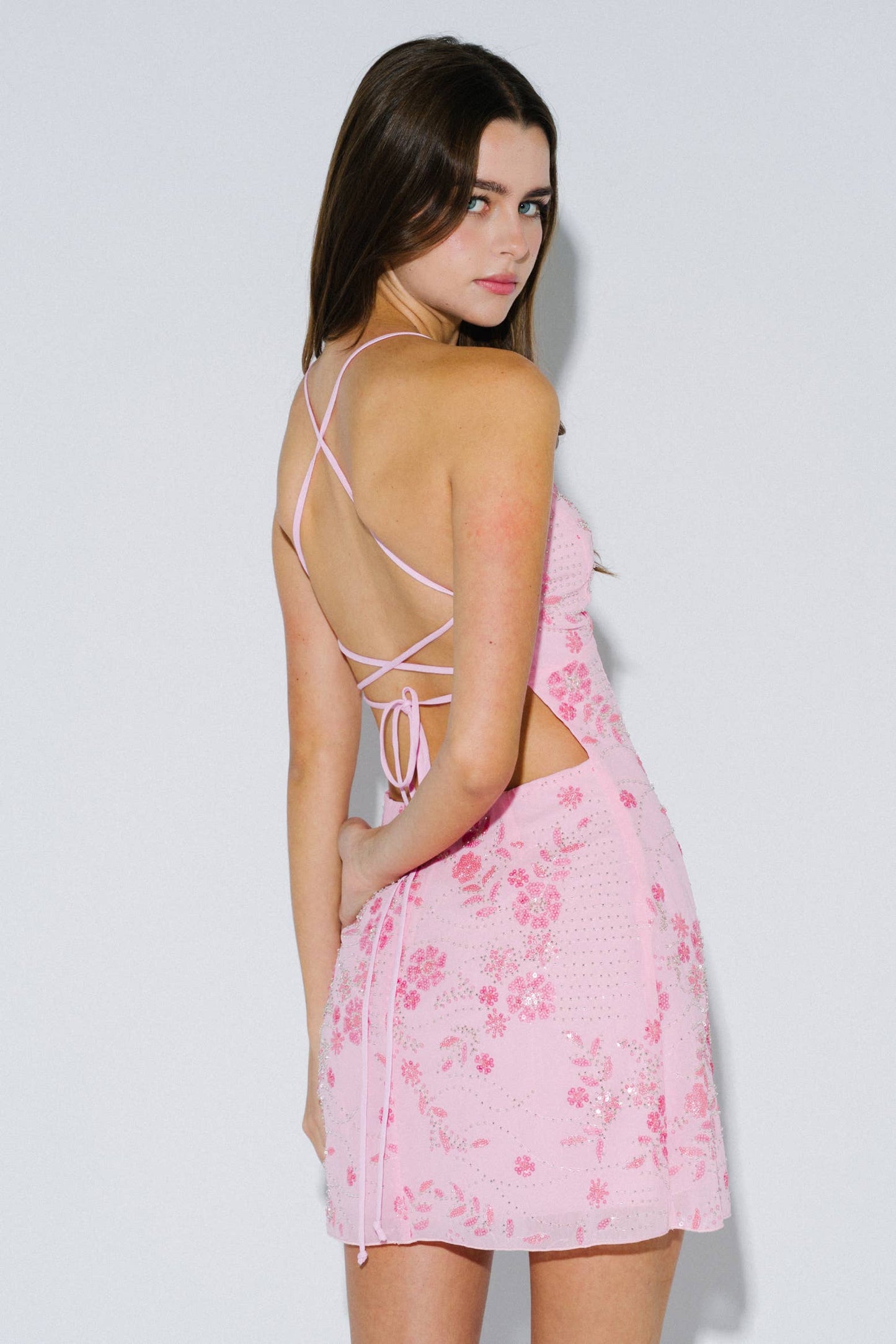 Pretty in Pink Mini Dress