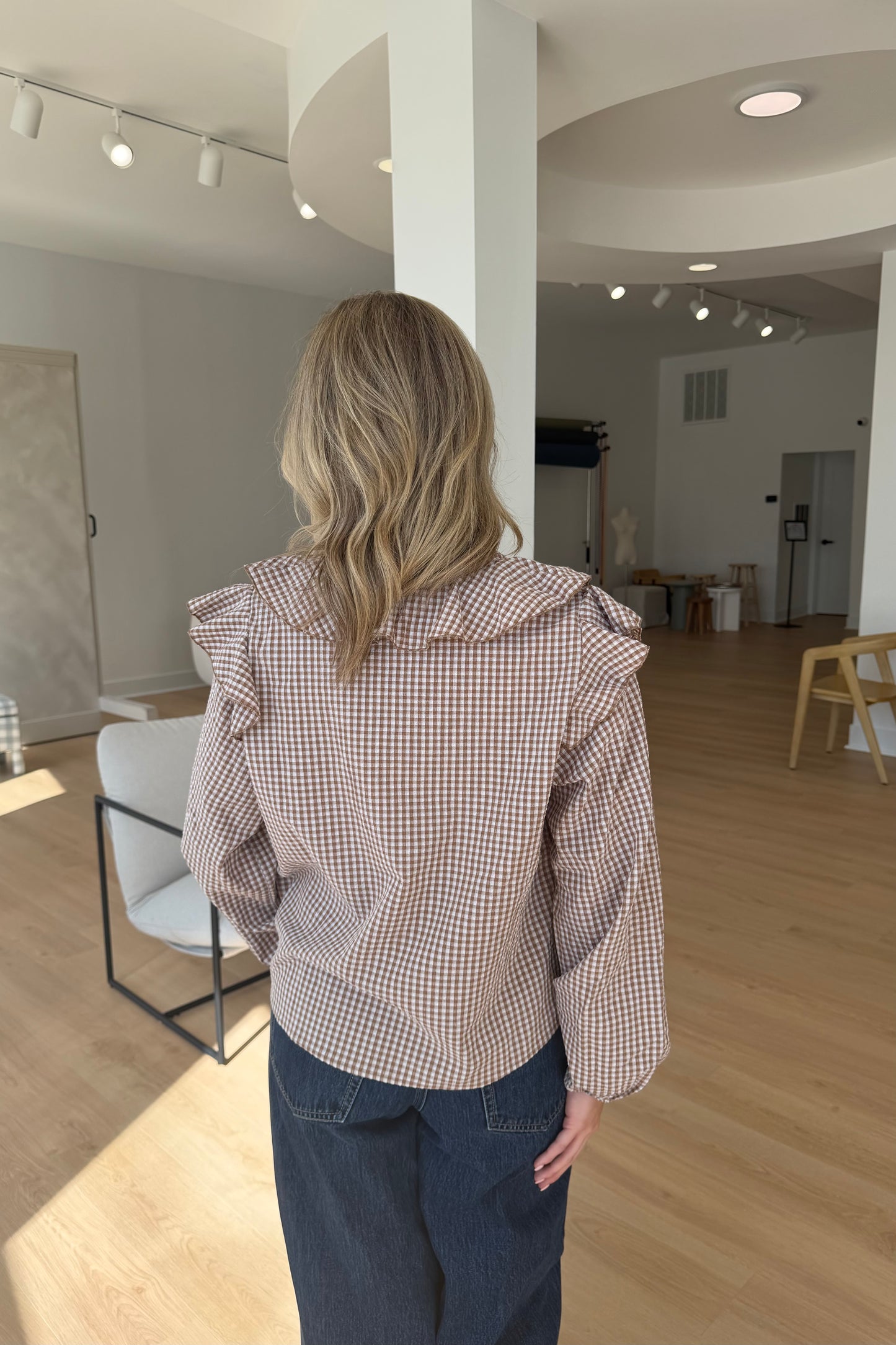Maisie Gingham Blouse