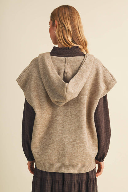 Lexington Hooded Knit Vest – Grain