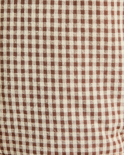 The Riley Gingham Puffer