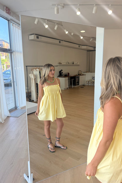 Lemon Drop Mini Dress