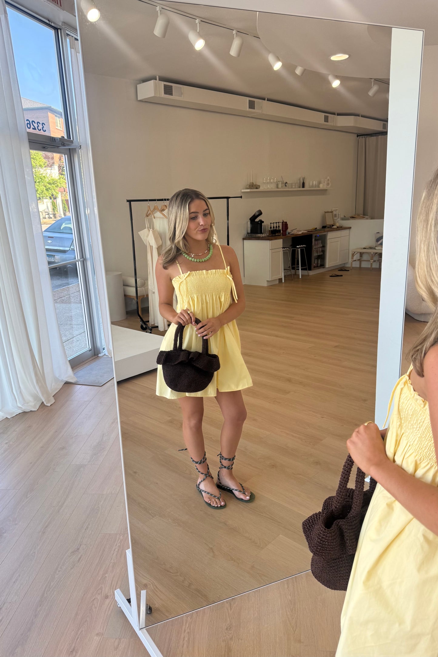 Lemon Drop Mini Dress