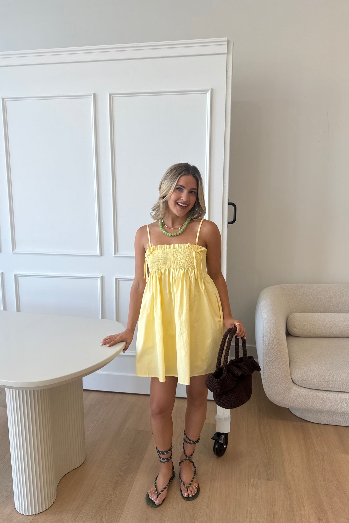 Lemon Drop Mini Dress