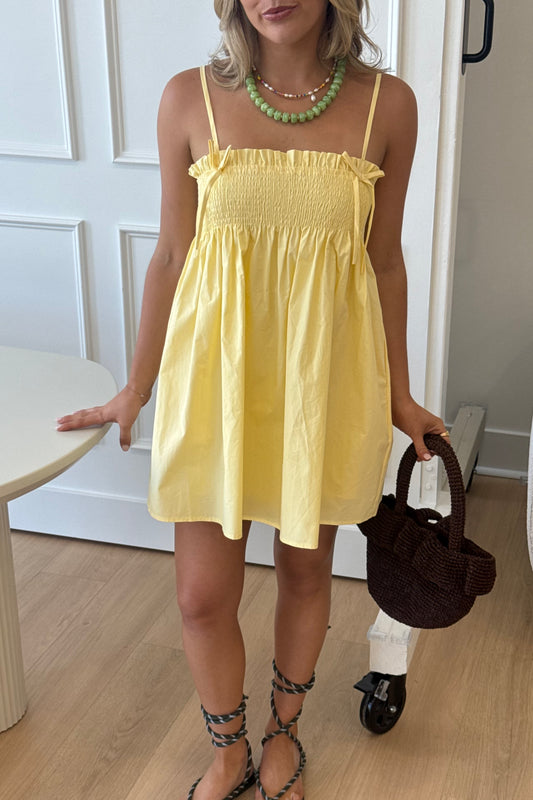 Lemon Drop Mini Dress