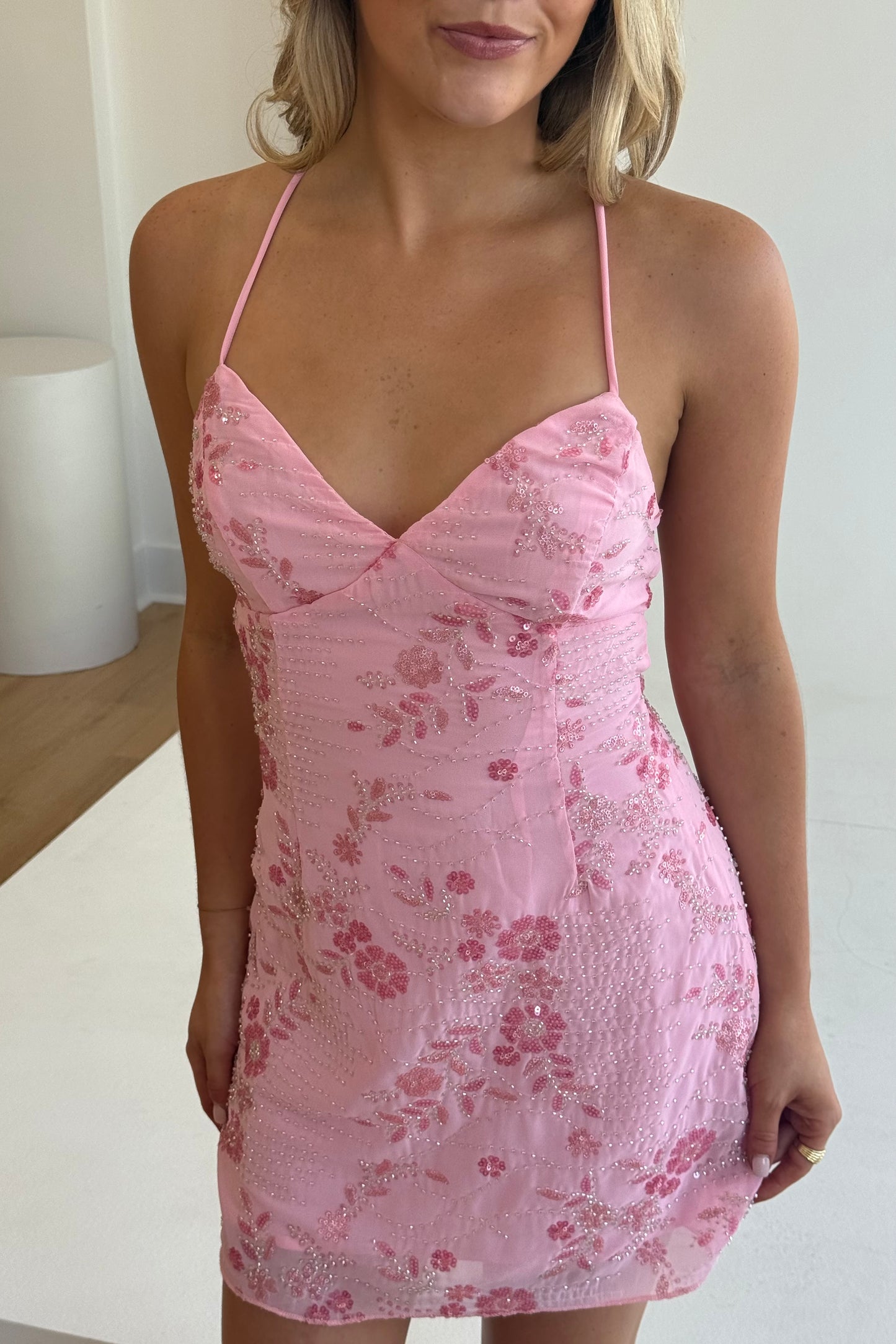 Pretty in Pink Mini Dress