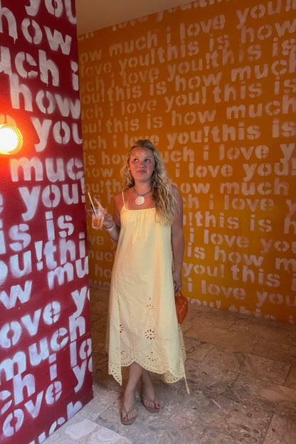 Sunset Spritz Dress - Yellow
