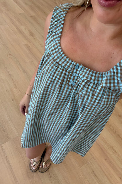 Mayfair Gingham Mini Dress