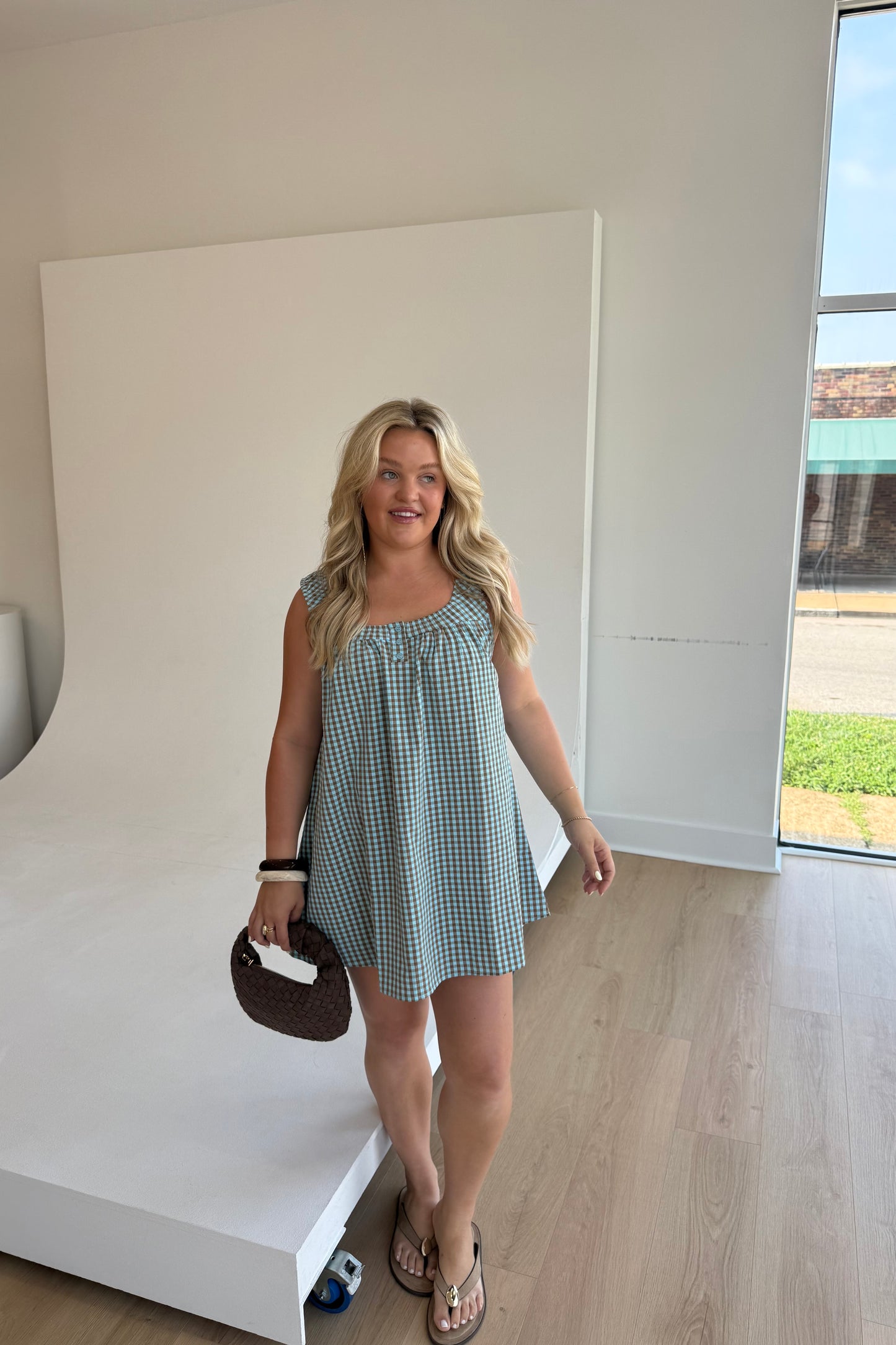Mayfair Gingham Mini Dress