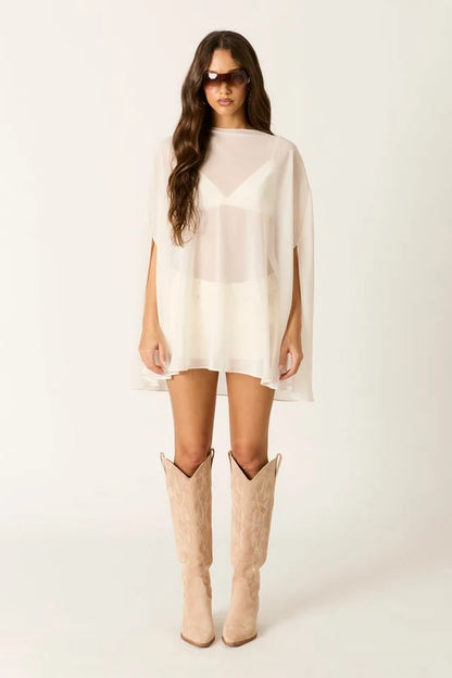 Ophelia Sheer Poncho
