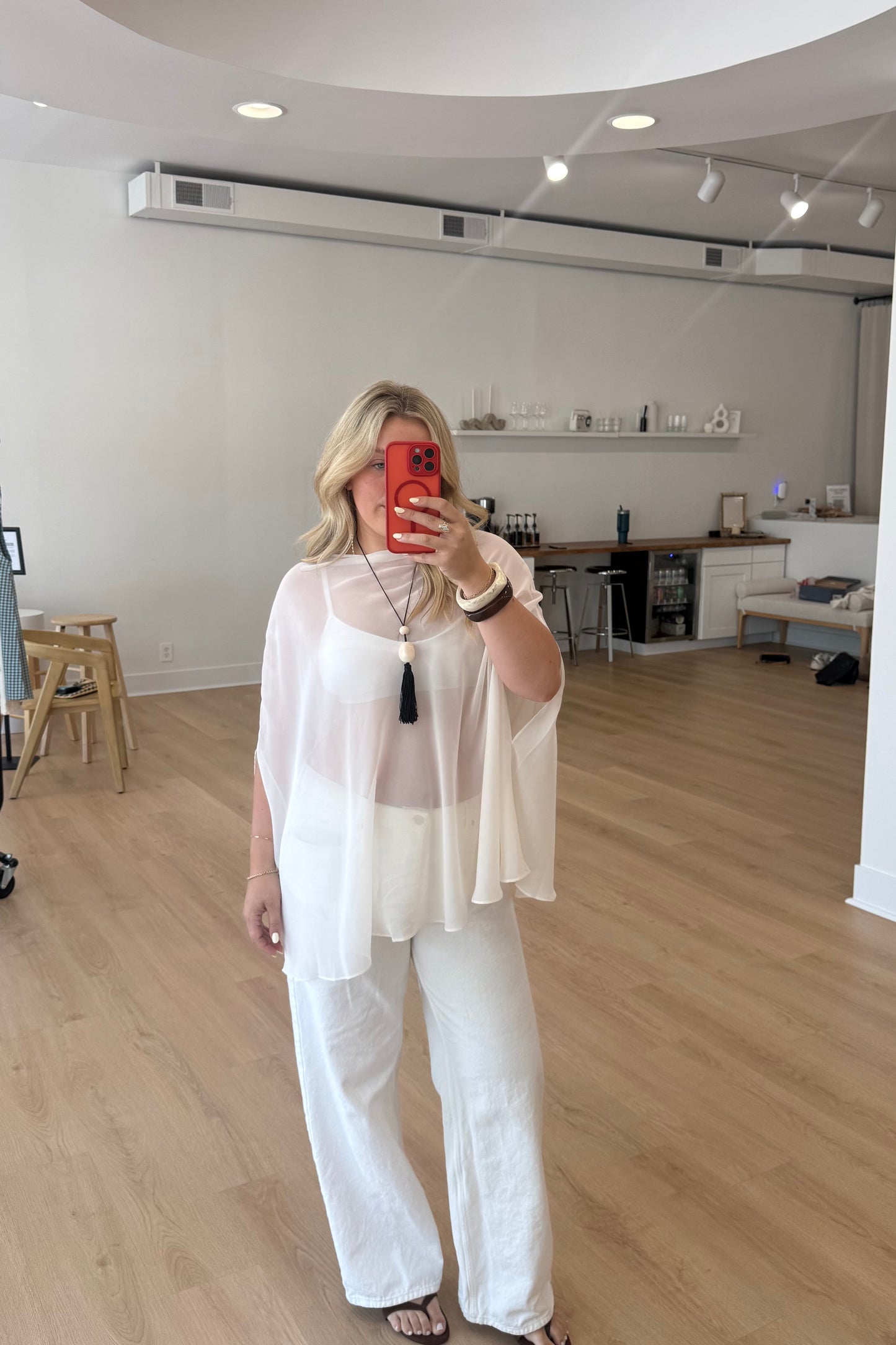 Ophelia Sheer Poncho