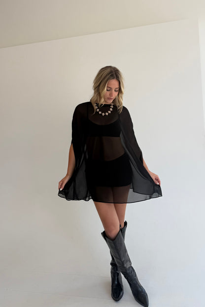Ophelia Sheer Poncho